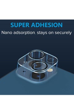 glassology Camera Lens Screen Protector for iPhone 14 /14 Plus 9H Hardness Transparent HD Protective Tempered Glass Protector Film Does Not Affect Night Shots  - Image 3
