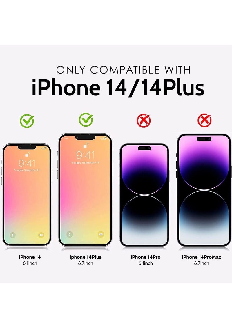 glassology Camera Lens Screen Protector for iPhone 14 /14 Plus 9H Hardness Transparent HD Protective Tempered Glass Protector Film Does Not Affect Night Shots  - Image 2