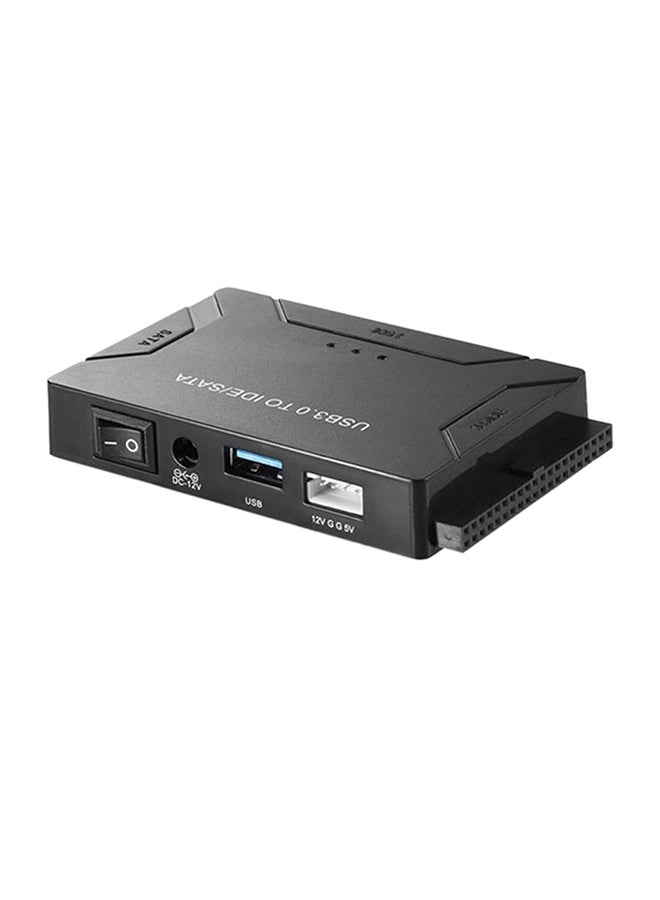 USB 3.0 To IDE/SATA Converter External Hard Drive Adapter Black - Image 1