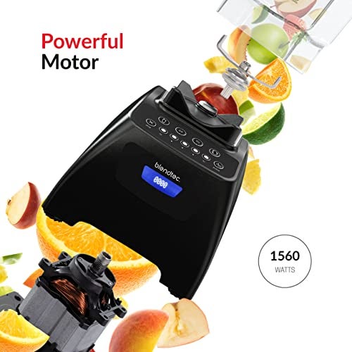 Blendtec Classic 575 Blender - WildSide+ Jar (90 oz) - Professional-Grade Power - Self-Cleaning - 4 Pre-programmed Cycles - 5-Speeds - Black - Image 4