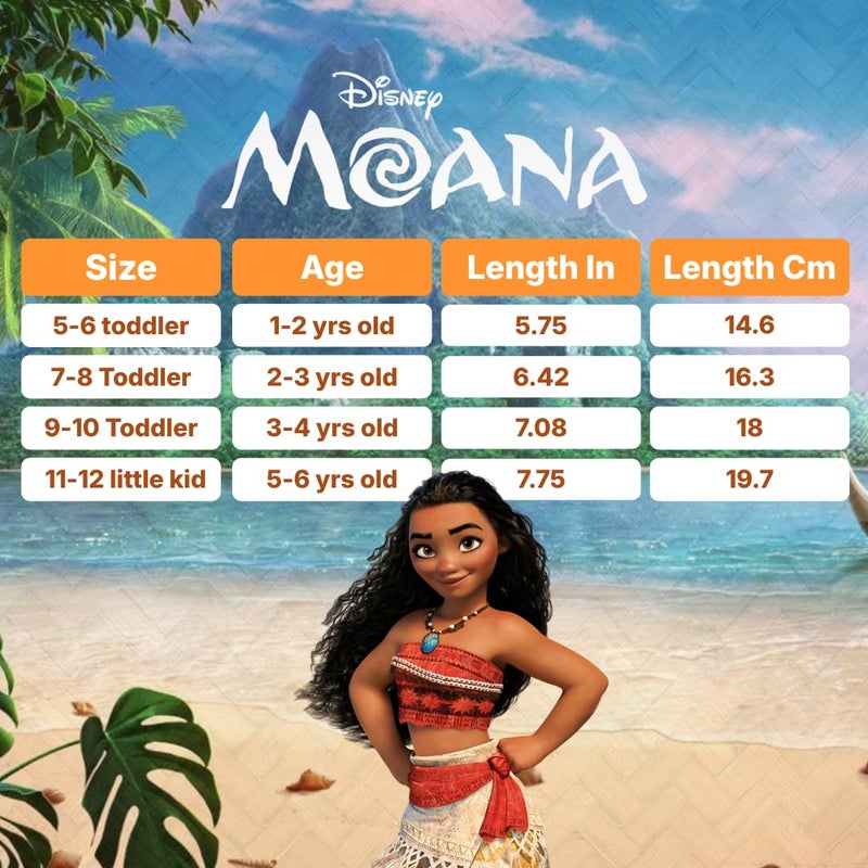 Josmo Kids Moana Clog Sandal Waterproof Slip-On Slides for Girls - Moana and Pua Closed Toe Clogs with Backstrap - Coral Pink Red (Size 11-12 Little Kid) - Image 5