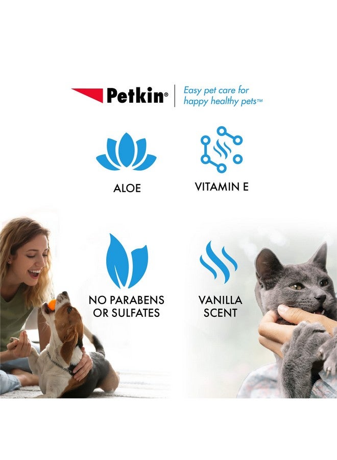 بيتكين مناديل Petkin Mega PetWipes، 200 منديل - مناديل مبللة للحيوانات الأليفة للكلاب والقطط - للوجه والكفوف والأذنين والجسم ومنطقة العين - مناديل تنظيف الكلاب فائقة الراحة، مثالية للمنزل أو السفر - سهلة الاستخدام - Image 5