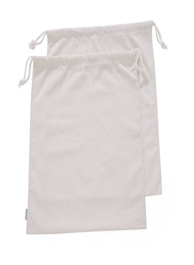 Augbunny 100% Cotton Canvas Travel Laundry Bag, 2-Pack - Image 2