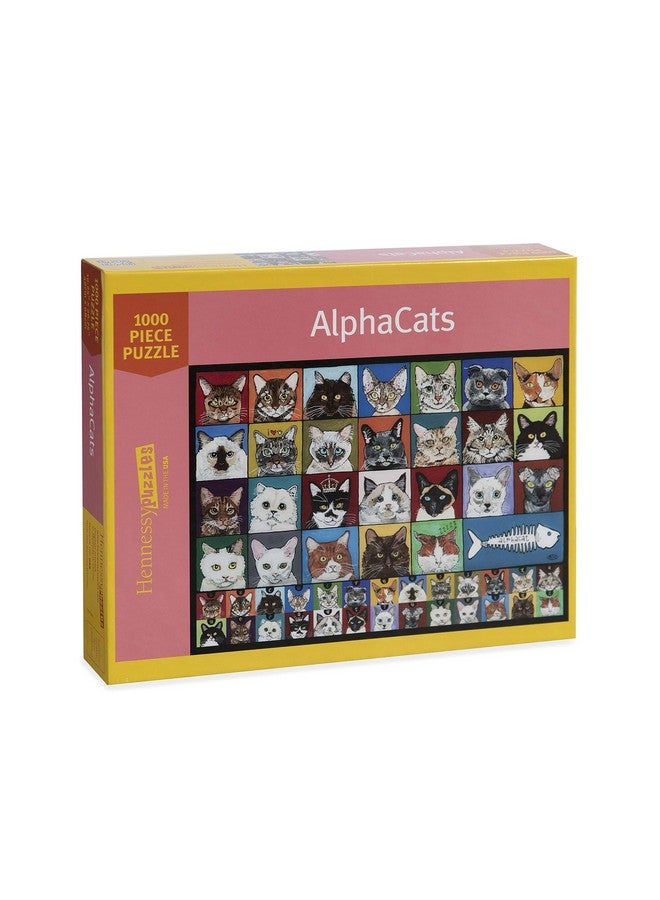 Hennessy Puzzles Alphacats Jigsaw Puzzle 1000 Piece New From Artist Melinda Curtin - Image 3