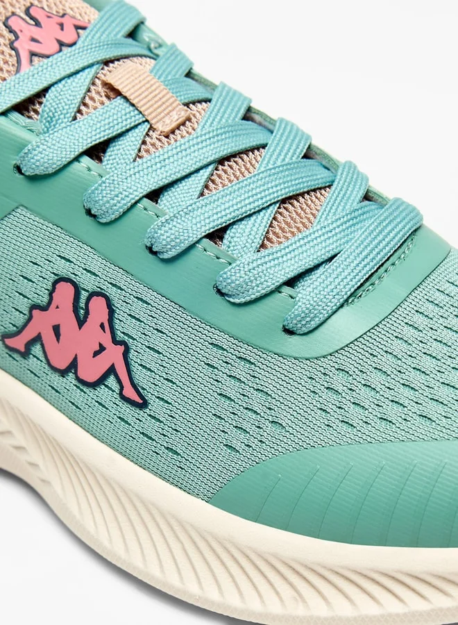 Kappa Women's Textured Sports Shoes with Lace-Up Closure