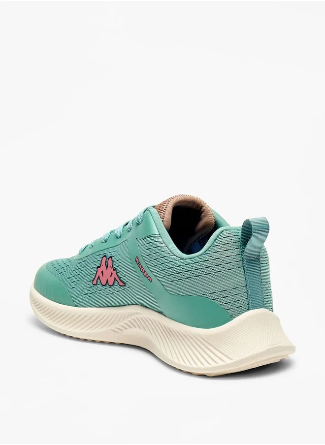 Kappa Women's Textured Sports Shoes with Lace-Up Closure