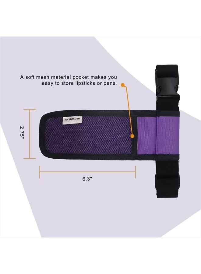 wearwan Massage Oil Holster, Adjustable and Durable Massage Holster, Bag only, Bottle not Included (1B-Purple) - Image 3
