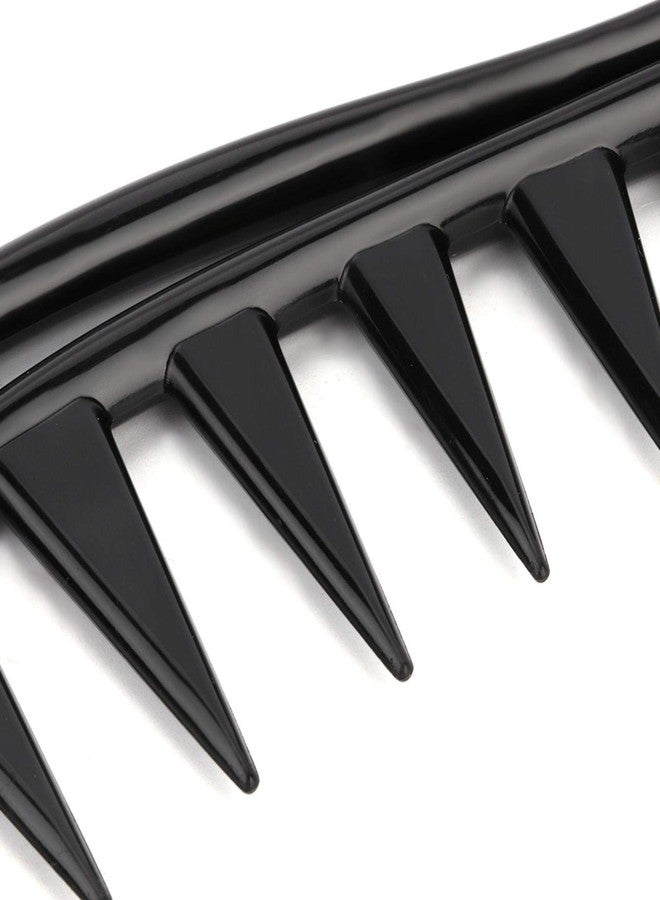 Yinhing Wide Tooth Comb,2pcs Professional Hair Comb Wide Teeth Comb,Shark Comb Curly Hair Hairdressing Comb Hair Styling Tool - Image 5