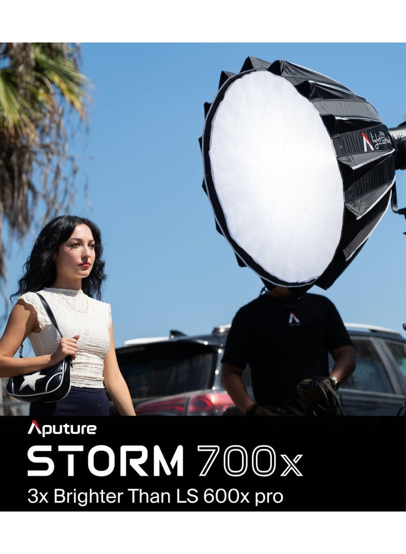 Aputure Storm 700x 700W Bi Color LED Video Light Compact COB Studio Light with App and DMX Control CRI TLCI 95 IP65 for Film Photography YouTube Production Monolight - Image 4