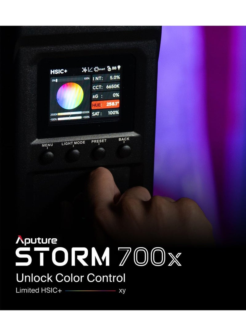 Aputure Storm 700x 700W Bi Color LED Video Light Compact COB Studio Light with App and DMX Control CRI TLCI 95 IP65 for Film Photography YouTube Production Monolight - Image 5