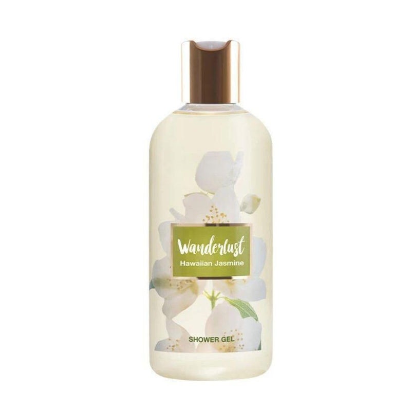 Wanderlust Shower Gel Natural Jasmine Body Wash for Soft Skin Hydrating Shower gel with Pleasing Fragrance 300 ml - Image 1