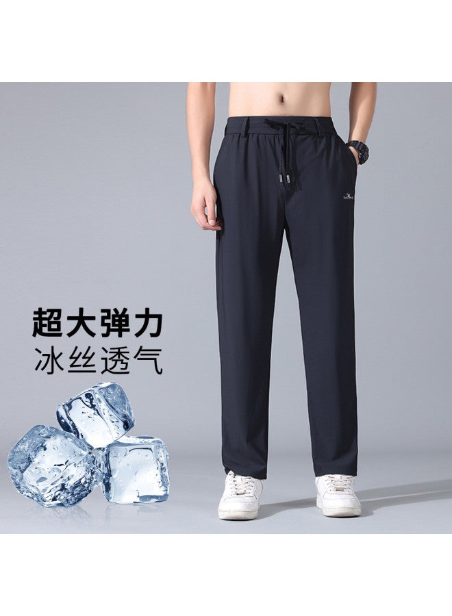 Tucano men's Casual Pants - Summer Thin Straight-leg Trousers With Stretch, Trendy & Versatile - Image 2