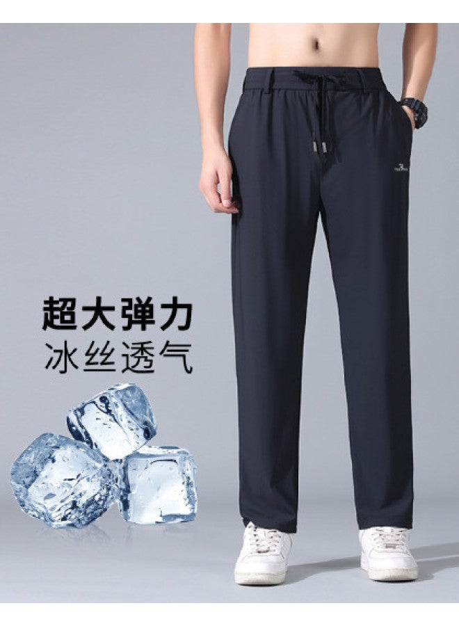 Tucano men's Casual Pants - Summer Thin Straight-leg Trousers With Stretch, Trendy & Versatile - Image 1