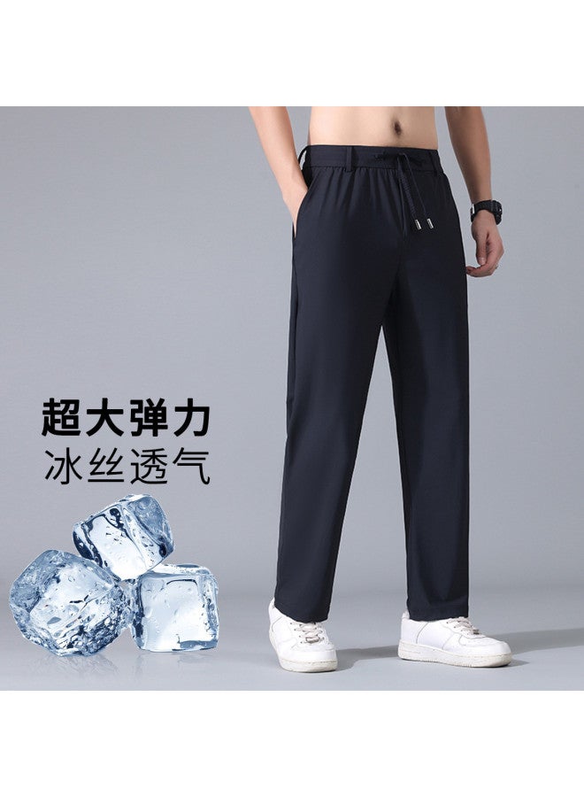 Tucano men's Casual Pants - Summer Thin Straight-leg Trousers With Stretch, Trendy & Versatile - Image 4