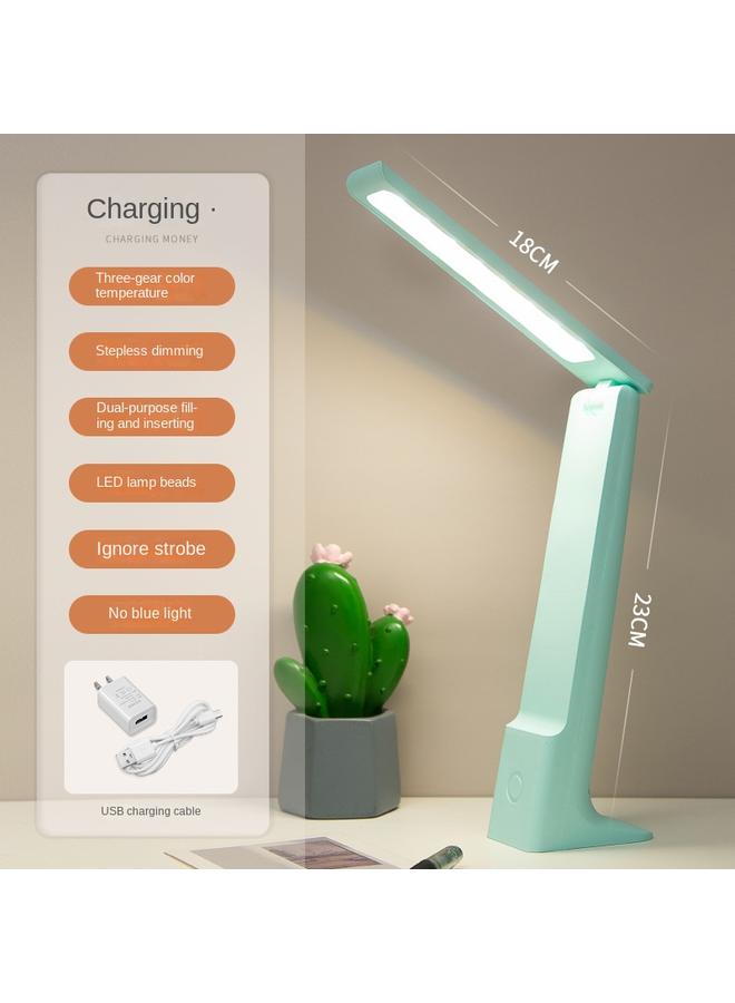 Bluejw New USB Rechargeable Table Lamp Led Learning Touch Folding Student Children Reading Bedside Lamp - Image 1
