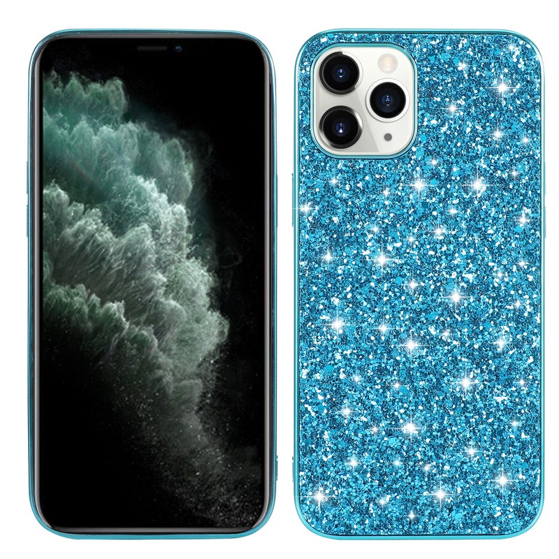 For Apple 14 Electroplated Glitter Phone Case 14pro Japan and South Korea Drop-resistant Glitter Case 14max Women's Sticker Case - Image 1