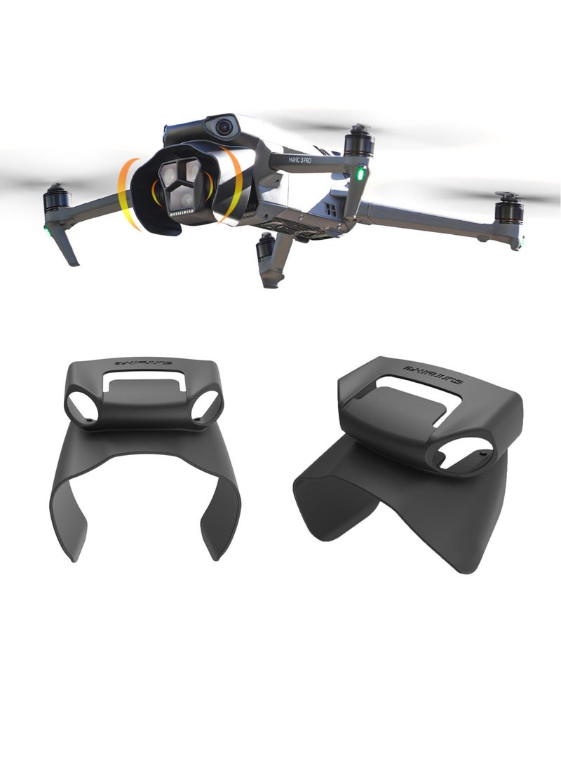 Excefore Anti-Glare Lens Sunhood Sunshade, Mavic 3 Pro Lens Hood,  Lens Protective Cover Guard for DJI Mavic 3 Pro Drone Accessories - Image 2