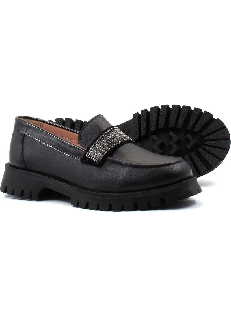 Fast Step Leather Boy Casual Shoes 006Xa0013