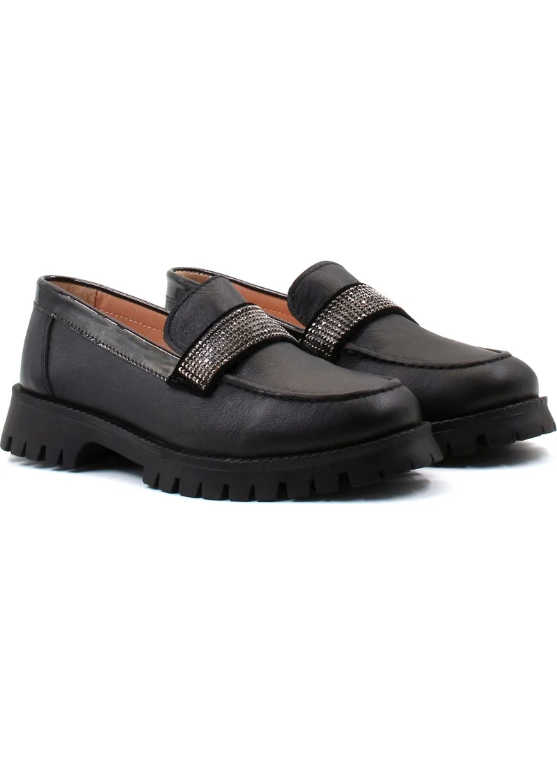 Fast Step Leather Boy Casual Shoes 006Xa0013