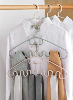 TNGames Hanger,6-Piece Non-Slip Hangers Set Pearl White  - Image 5