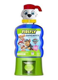 Firefly Firefly Kids Anti-Cavity Fluoride Rinse, Paw Patrol, Alcohol Free Formula, ADA Accepted, Helps Prevent Cavities, Bubble Gum Flavor, 16 Ounce  - Image 1