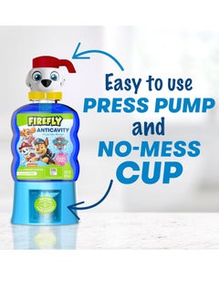 Firefly Firefly Kids Anti-Cavity Fluoride Rinse, Paw Patrol, Alcohol Free Formula, ADA Accepted, Helps Prevent Cavities, Bubble Gum Flavor, 16 Ounce  - Image 2