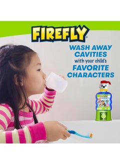 Firefly Firefly Kids Anti-Cavity Fluoride Rinse, Paw Patrol, Alcohol Free Formula, ADA Accepted, Helps Prevent Cavities, Bubble Gum Flavor, 16 Ounce  - Image 3