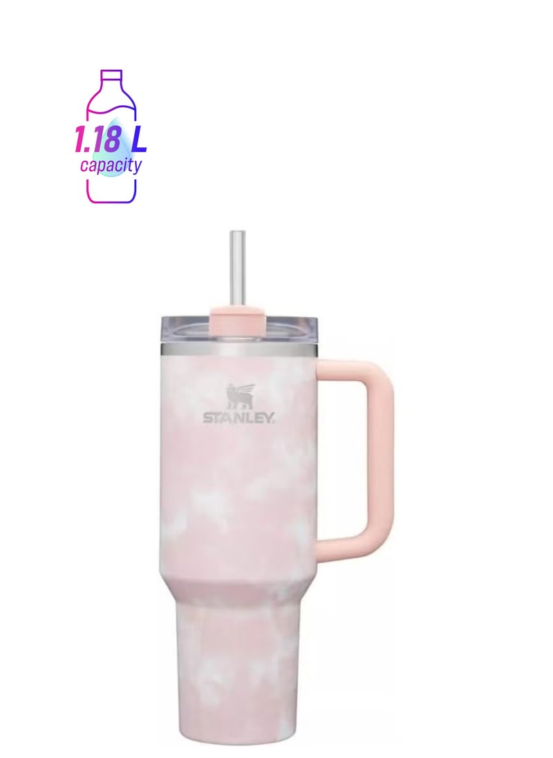 Stanley Stanley Quencher H2.0 FlowState Stainless Steel Vacuum Insulated Tumbler with Lid and Straw for Water, Iced Tea or Coffee, Smoothie and More, ,Thermobecher limited Edition,40 oz  - Image 1