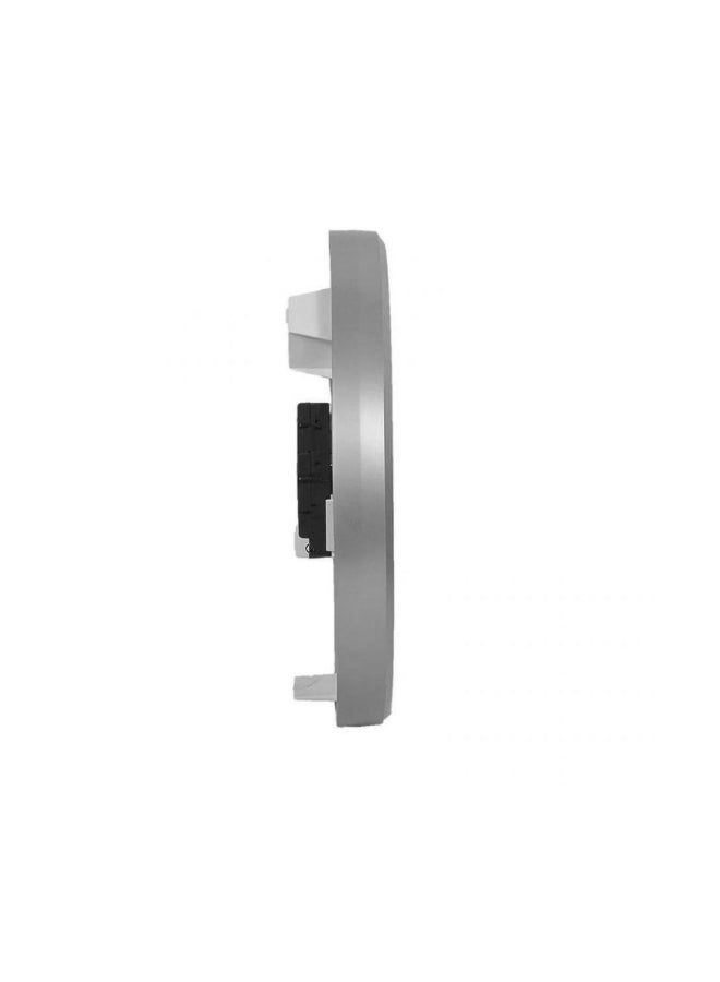 Rhythm Plastic Luminous Wall Clock Silver and White 24 x 24 x 4.5 cm CMG727NR19 - Image 3