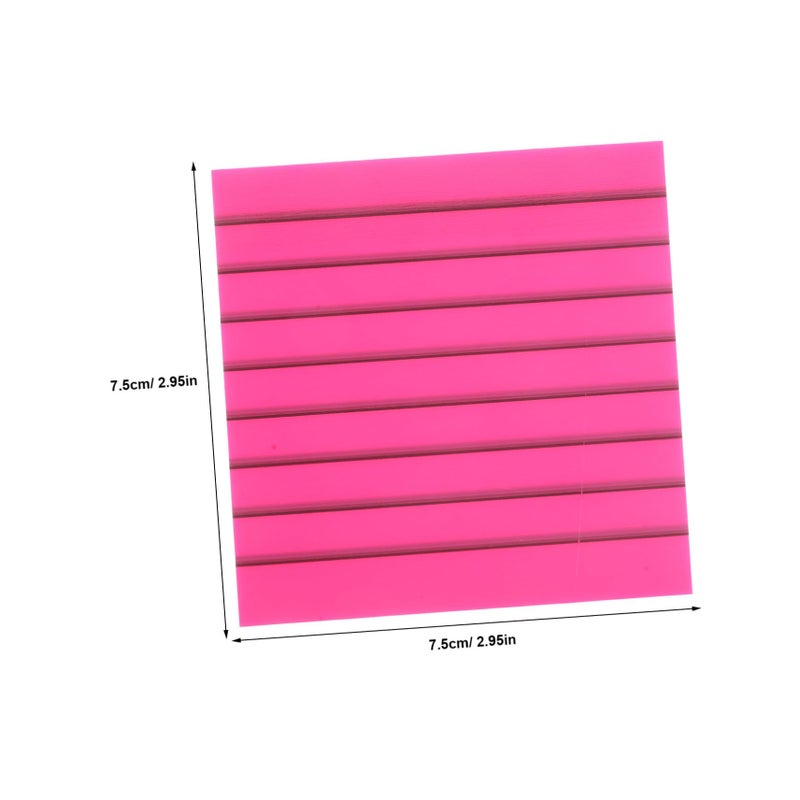 5 Pack Self Adhesive Lined Memo Pads for Home Office Quick Notes Reminders and Stickers - Image 3