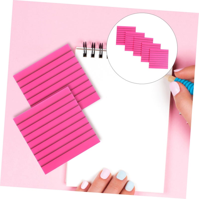 5 Pack Self Adhesive Lined Memo Pads for Home Office Quick Notes Reminders and Stickers - Image 4