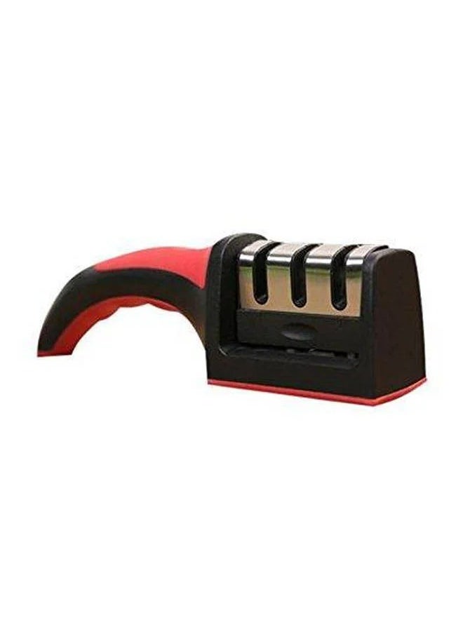 DTBG - 3-Stage Knife Sharpener Black/Silver/Red - Image 1