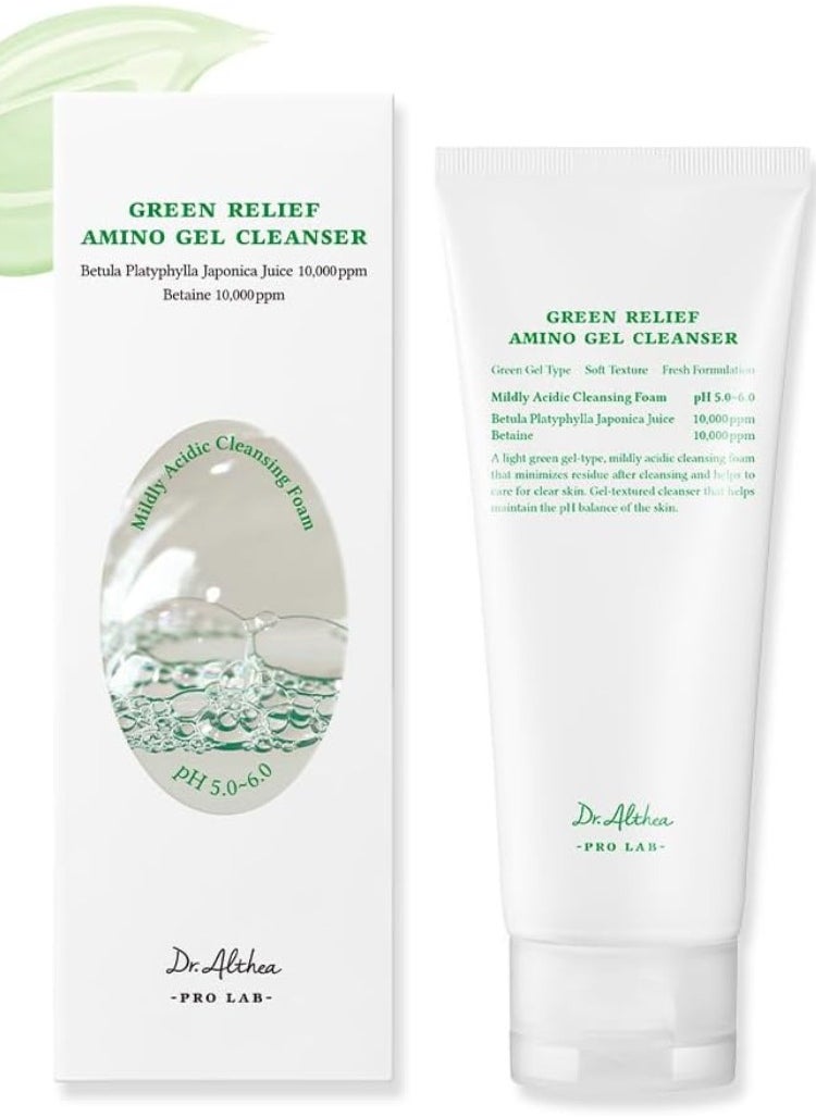 Dr.althea Dr. Althea Green Relief Amino Gel Cleanser – Gentle & Hydrating Face Wash, 100ml – Soothing, pH-Balanced & Ideal for Sensitive Skin  - Image 2