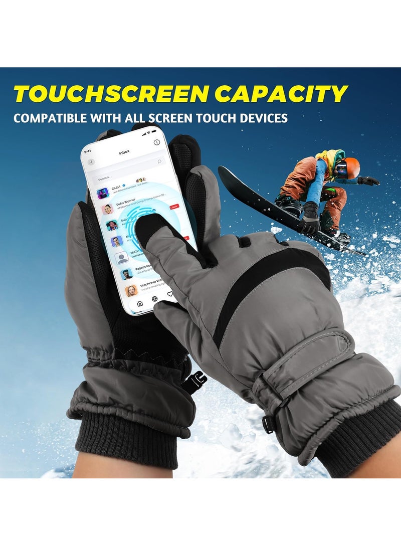 Zikra Winter Gloves for Men Women - Wool Fleece Liner Touchscreen Gloves, Thermal Warm Winter Gloves for Cold Weather - Image 4