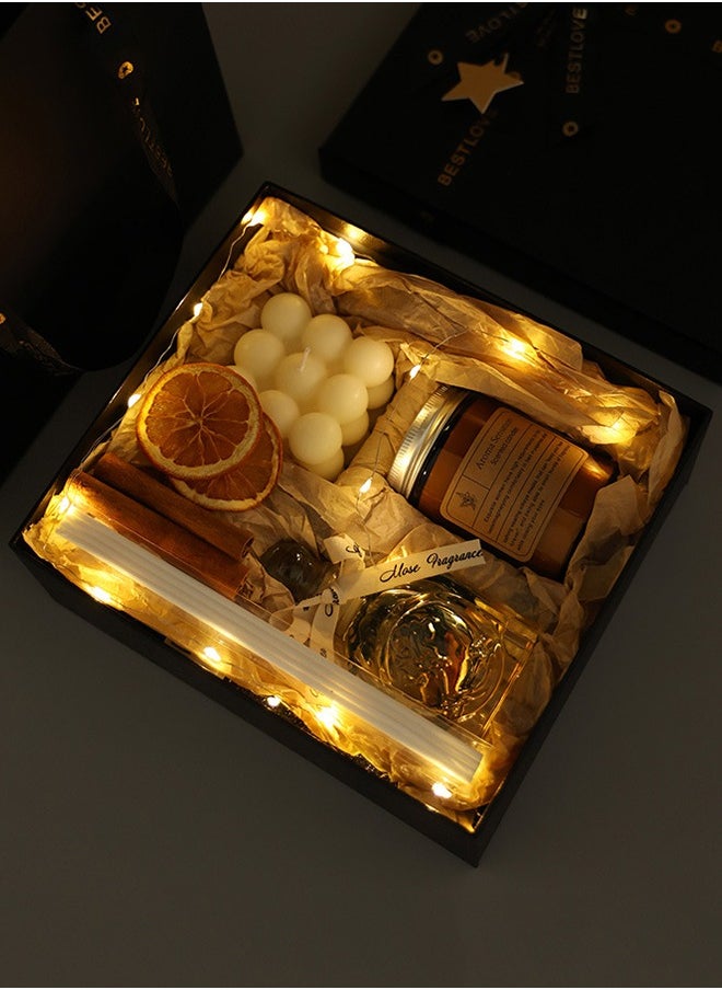 Golden Rose - Scented Candles Gift Set Aromatherapy Candle for Men and Women - Image 1