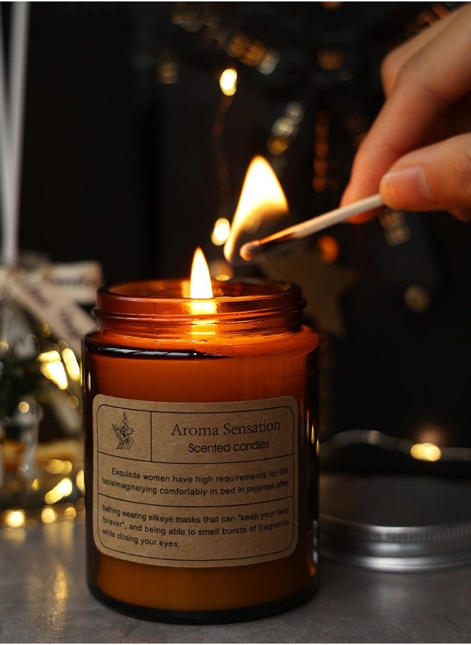 Golden Rose - Scented Candles Gift Set Aromatherapy Candle for Men and Women - Image 1