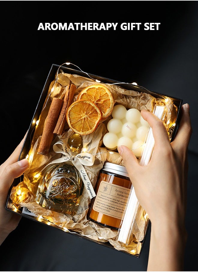 Golden Rose - Scented Candles Gift Set Aromatherapy Candle for Men and Women - Image 1