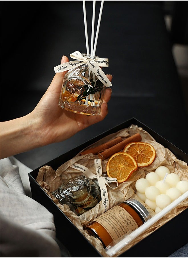 Golden Rose - Scented Candles Gift Set Aromatherapy Candle for Men and Women - Image 1