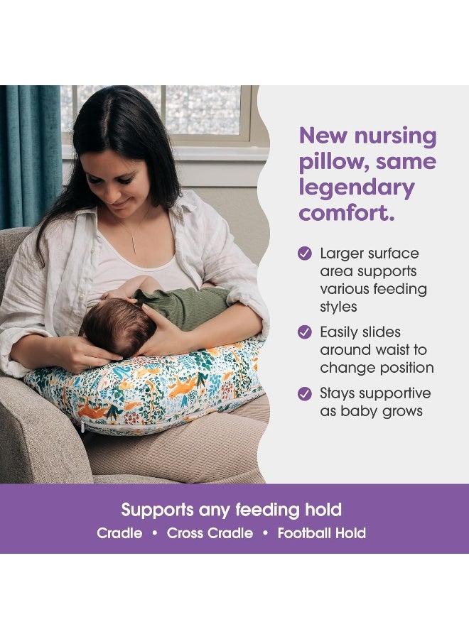 Boppy New Nursing Pillow â€“ Colorful Forest Animals - Image 2