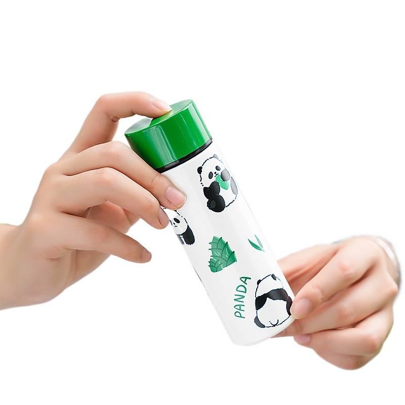 قارورة مياه معزولة، باللون الأبيض ستانلس ستيل، 140 ml من الستانلس ستيل - Image 2