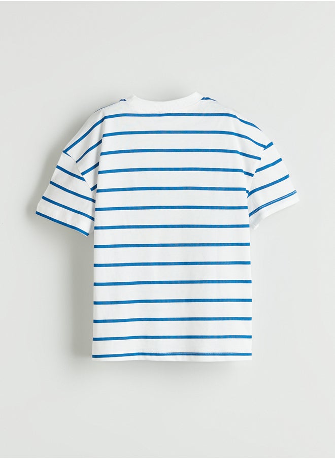 LC WAIKIKI Crew Neck Printed Boy T-Shirt and Shorts 2 Pack Summer  - Image 4