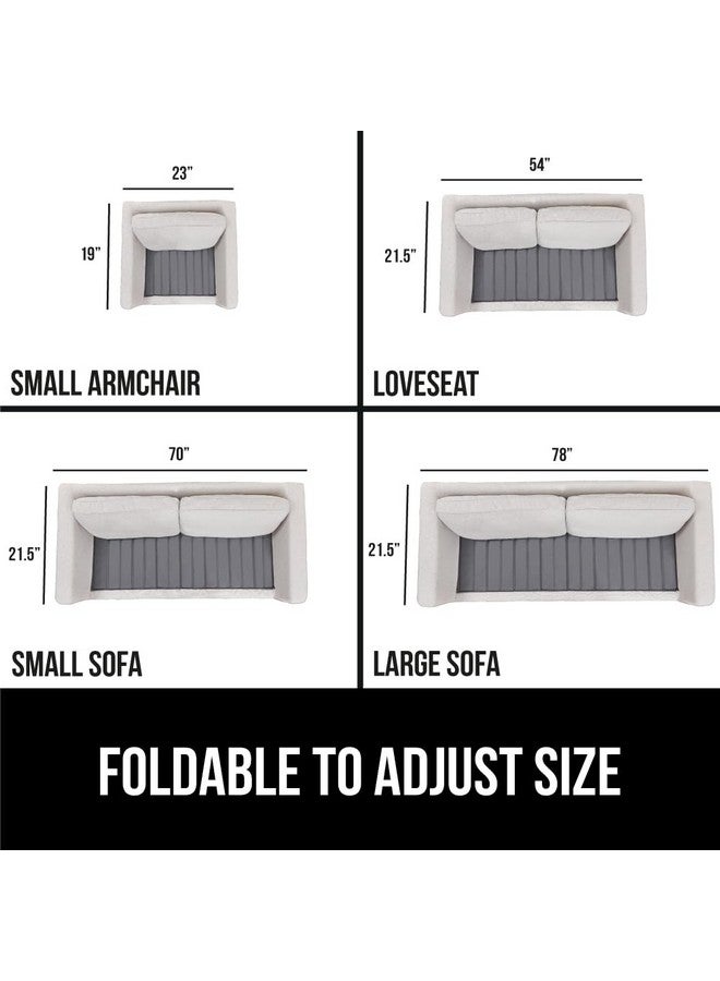GORILLA GRIP Heavy Duty Couch Cushion Support Board to Fix Sagging Sofas, 54 x 21.5 Loveseat, Thick Plywood Boards Add Strong Seat Supports, Stay in Place Replacement Stuffing Under Couches Gray - Image 3