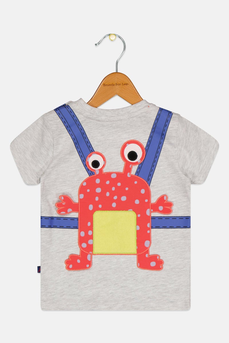 Hamleys Toddlers Boy Crew Neck Short Sleeve Graphic Print T-Shirt, Multicolor - Image 3