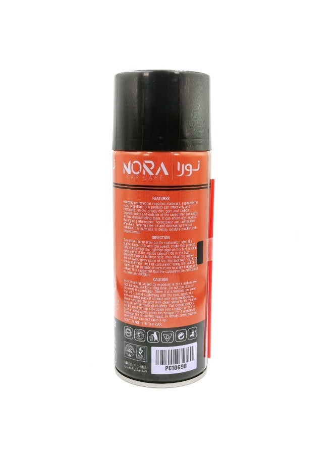 Nora Car Carburetor Cleaner Spray 450ml Carb & Choke Cleaner Engine Degreaser Carbon Deposit Remover Fast Acting Automotive Cleaning Spray - Image 5