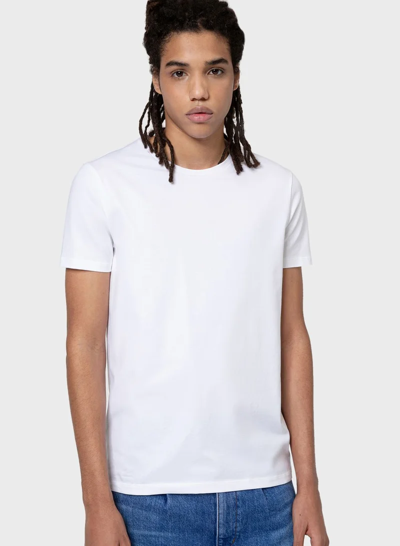 HUGO 2 Pack Essential Crew Neck T-Shirt