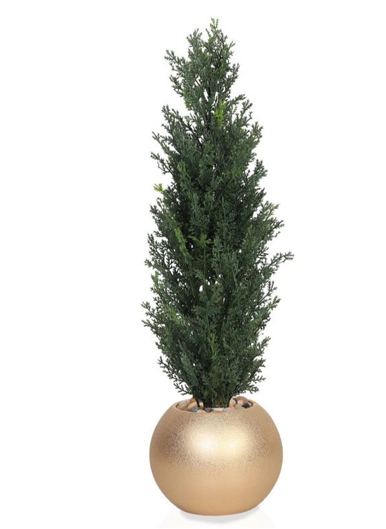 co arma Artificial tree simulating a natural cypress tree, 65 cm high  - Image 1