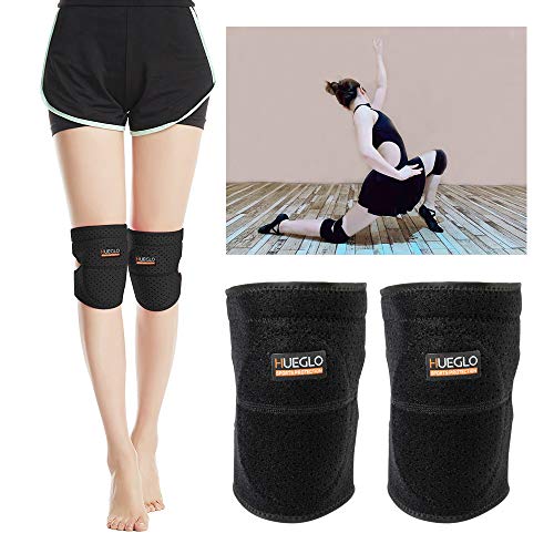 HUEGLO Dance Knee Pads for Volleyball for Girls,Soft Sponge Knee Pads for Avoid Floor Burns & Bruising,1Pair,X-Large - Image 3