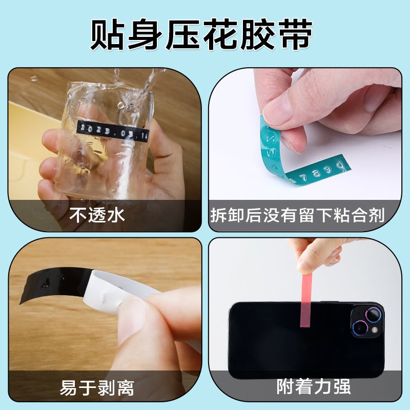 Phomemo Embossed Label Tape 9mm*3m for Typewriter - Image 5