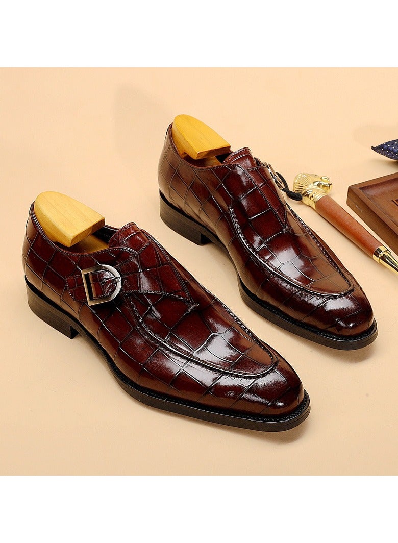 Shougu New Men's Business Leather Shoes  - Image 1
