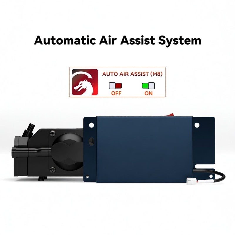 SCULPFUN Air Pump 32-Bit Automatic Air Assist Motherboard with Integrated 30L/min DC 12V Pump - Compatible with LightBurn Control for Engraver - Image 2